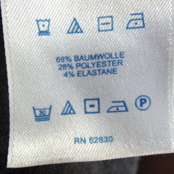 Lands' End Black Textured Knit Shift Dress L (14-16) - Picture 7 of 7